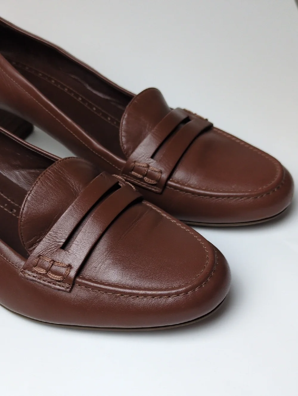 Brooks Brothers Brown Leather Block 2